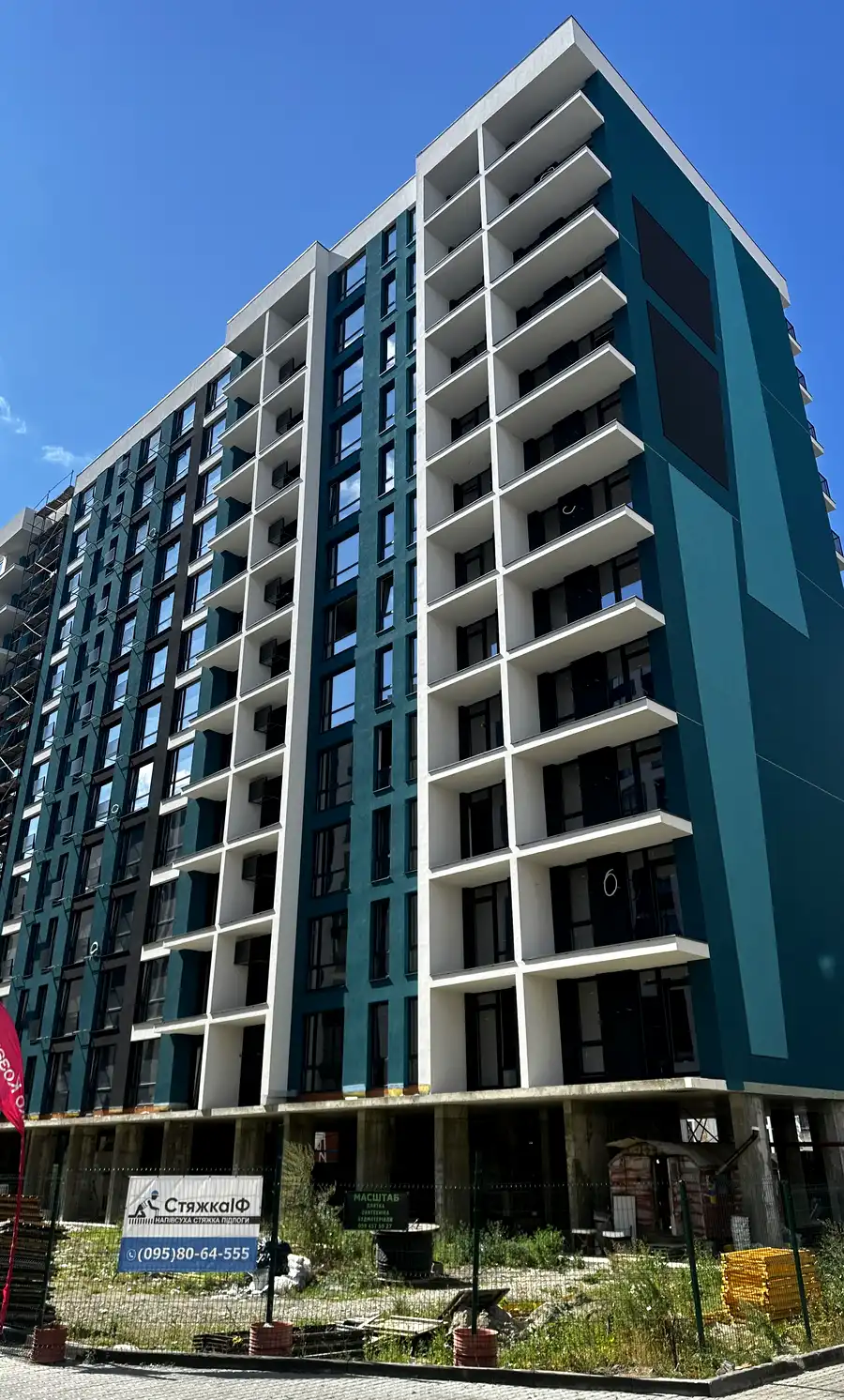 Фото: 2-кімнатна квартира 59.7 м² на вул. Фізкультурна, 1